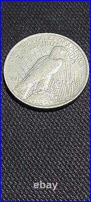 1923 Liberty Peace Eagle Silver One Dollar $1 US Coin Collectible Currency VG