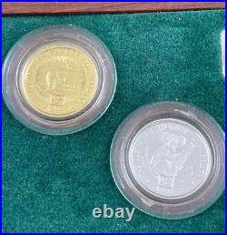 1992 Australia 3 Coin Precious Metal- Eagle Privy Mark, Silver Gold Platinum Set
