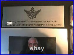 2020 TYPE-1 (9-plus) JOHN MERCANTI SIGNED SILVER EAGLE SPECTACULAR COLLECTION