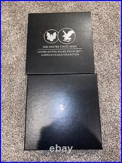 2021 Us Mint Limited Edition Silver Proof Set American Eagle Collection Ogp Wcoa