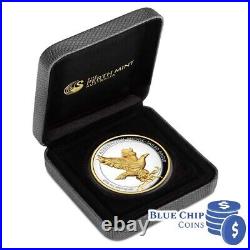 2023 $8 Wedge-Tailed Eagle 5oz Silver Proof High Relief Gilded Coin Numbered 881