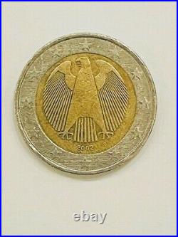 2 EUR Coin GERMANY 2002 RARE Unity and Justice and Freedom Precious Collection