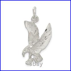 925 Sterling Silver Eagle Necklace Charm Pendant