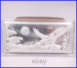999 Pure Silver Bar Invest Eagle Expand Wing Silver Bullion Collection /100g