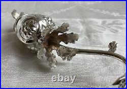 ANTIQUE Judaica 800 Silver Besamin Spice Container With Eagle Lid 122g