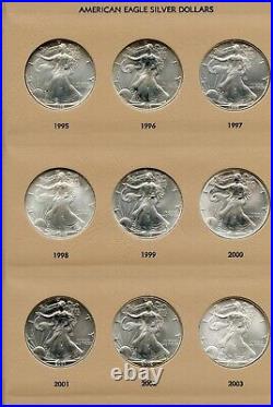 American Silver Eagles 1986 2021 Collection Dansco Album 7181 Complete JN100