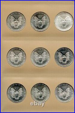 American Silver Eagles 1986 2021 Collection Dansco Album 7181 Complete JN100