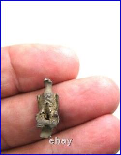 Ancient Roman silver eagle figurine