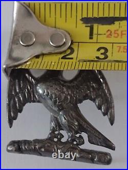 Antique Livery Button Set Eagle Bird Culleton Buckle Badge c1880 Crest Heraldry