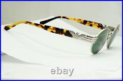 Emporio Armani Sunglasses 1997 Vintage Silver Brown Green Eagle 047-S 881