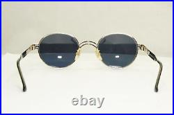 Emporio Armani Sunglasses 1997 Vintage Silver Round Grey Eagle Metal 023-S 707
