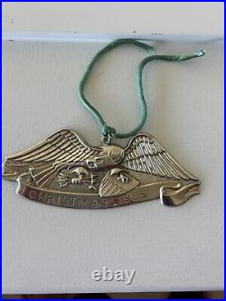 Gorham Sterling Silver American Heritage Eagle 1989 Ornament RARE