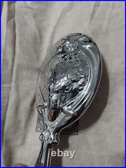 Gucci Silver Hand Mirror Eagle Head