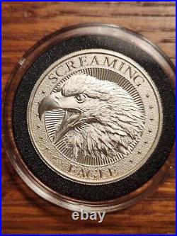 Intaglio Mint 2 oz Screaming Eagle. 999 Silver Round Collectible In Capsule