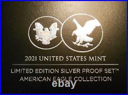 Limited Edition 2021 Silver Proof Set-American Eagle Collection-21RCN