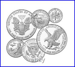 Limited Edition 2021 Silver Proof Set American Eagle Collection In Stock