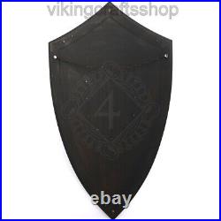 Medieval Knight Templar Armor Shield, Metal shield with Toledo heraldic eagle