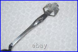 Native American Eagle Engraved Silver Spoon