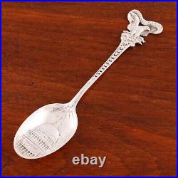 Original Gorham Sterling Silver Souvenir Spoon #18 Washington, Eagle 1891