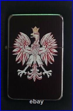 Poland Polish Eagle Flip Metal Petrol Lighter