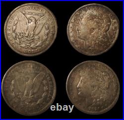 Set of 2 silver Morgan Dollar E pluribus Unum 1921 Rare Coin US Collectable