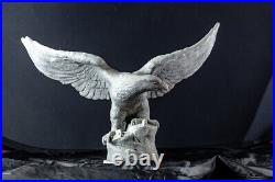 Skulpture statue Eagle white metal, bronse metal H-19.7+ bonus bust of david