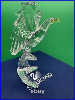 Swarovski Crystal Silver Feathered Beauties Bird Bald Eagle 7670 NR 000002