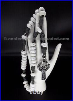 The White Eagle Military 550 Paracord Anglican Rosary, Holy Sigil Silver Cross