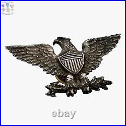 Tiffany & Co. Wwi U. S. Army Usmc Colonel War? Eagle Insignia Sterling Silver