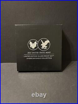 US Mint Limited Edition 2021 Silver Proof Set American Eagle Collection (21RCN)