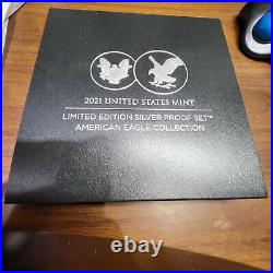 US Mint Limited Edition 2021 Silver Proof Set American Eagle Collection (21RCN)