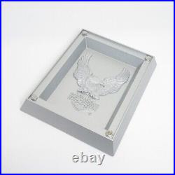 Used Harley-Davidson Zippo Big Eagle With Die-Cast Ashtray No. 0160 Silver