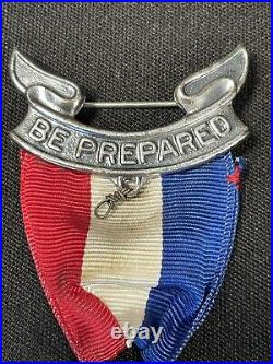 Vintage Sterling Silver EAGLE SCOUT Boy Scouts Medal BSA Award