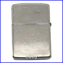 Vintage Zippo 1990 AMERICAN EAGLE? Front Design Silver Color Oil Lighter