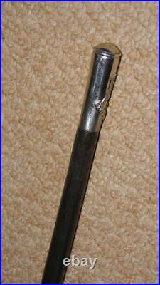 WW1 Essex Regiment Salamanca Eagle Swagger Stick Silver Top