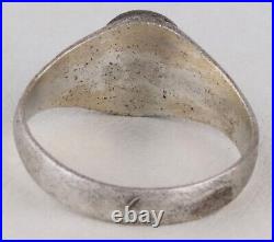 WW2 Poland RING Polish EAGLE wwII WW1 wwI STERLING Silver 830S Coat of Arms RARE