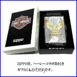 ZIPPO Lighter Harley Davidson Zippo Eagle Metal HARLEY DAVIDSON Silver Eagle S