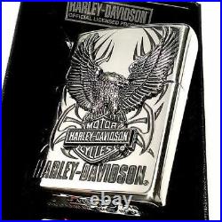 ZIPPO Lighter Harley Davidson Zippo Silver Big Metal Eagle