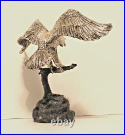 Zanfeld Plata EAGLE Statue Dipped In Silver. 999 With Polished Details Mexico