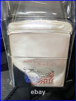 Zippo AMERICAN LEGEND Eagle Rare Model Vintage 1999 American Legend Silver Inner