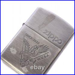 Zippo D XIII 1997 Oil Lighter Eagle Eagle Logo Silver Color Smoking Tool AQ