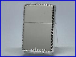 Zippo Harley Davidson Bald Eagle Ibushi Metal Silver Double-Sided Corner Cut