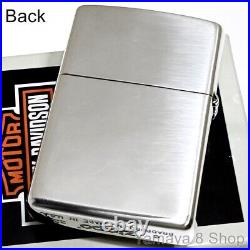 Zippo Harley Davidson Eagle Metal Falcon Silver Lighter