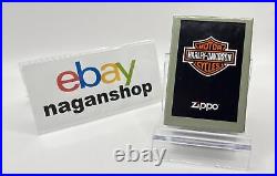 Zippo Harley Davidson HDP-28 Eagle 3 Sides Metal Silver Lighter Limited Japan