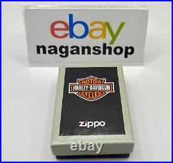 Zippo Harley Davidson HDP-28 Eagle 3 Sides Metal Silver Lighter Limited Japan