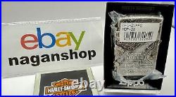 Zippo Harley Davidson HDP-28 Eagle 3 Sides Metal Silver Lighter Limited Japan